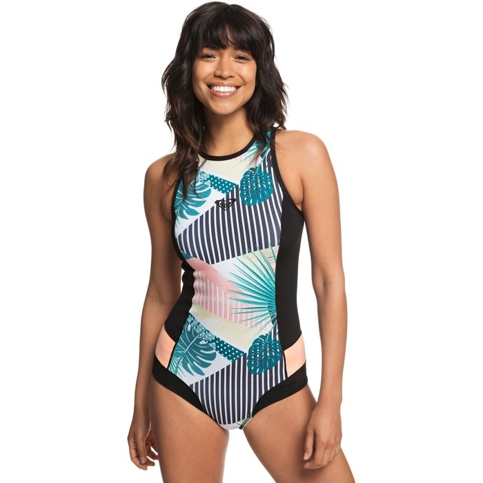 2019 Roxy Traje De Ba o Shorty Back Zip Pop Surf De 1mm Para Mujer